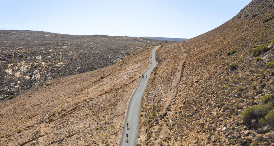 Gravel dirt bike path