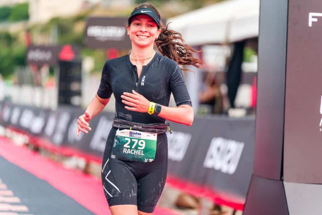 Runner participating in the mossel bay 2025 iron man